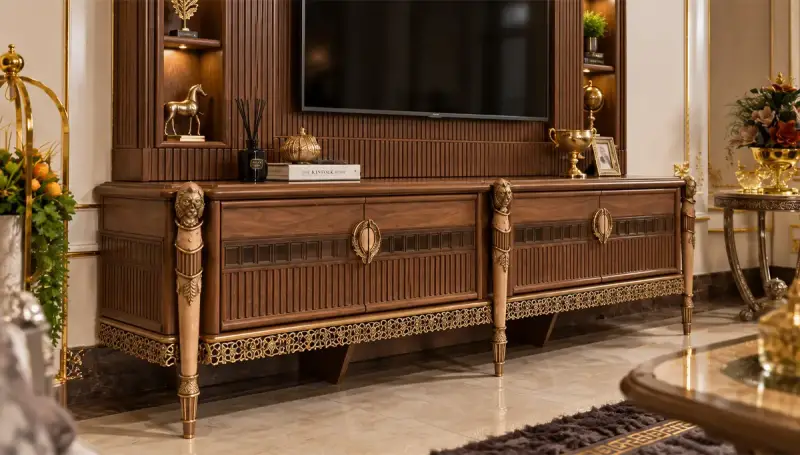 Alin Wooden TV Unit - 4