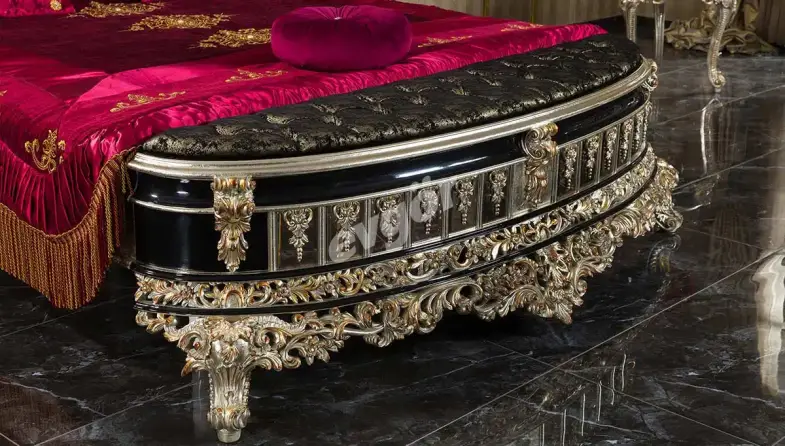 Altay Black Classic Bedroom - 5