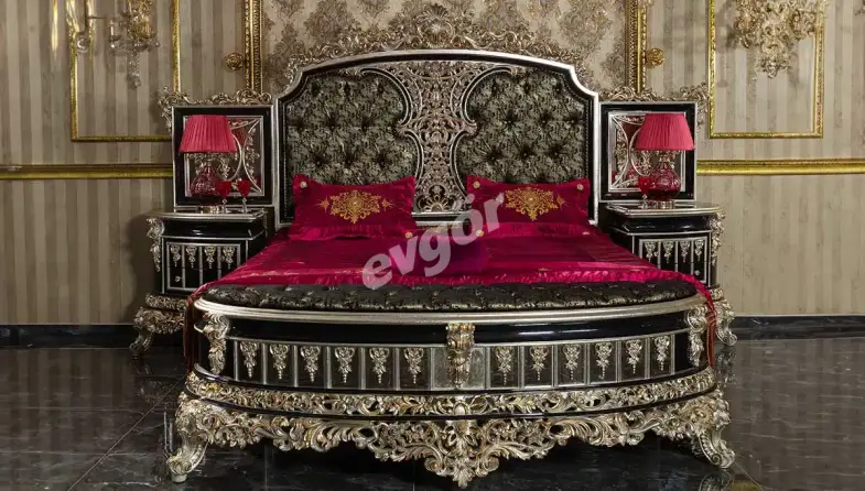 Altay Black Classic Bedroom - 4