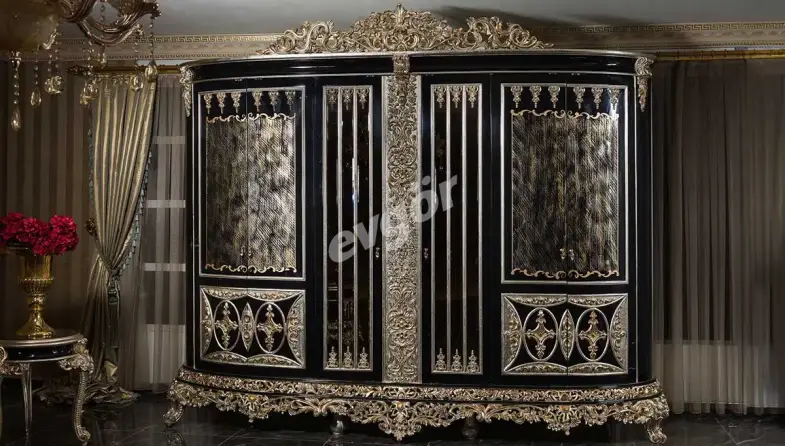 Altay Black Classic Bedroom - 6