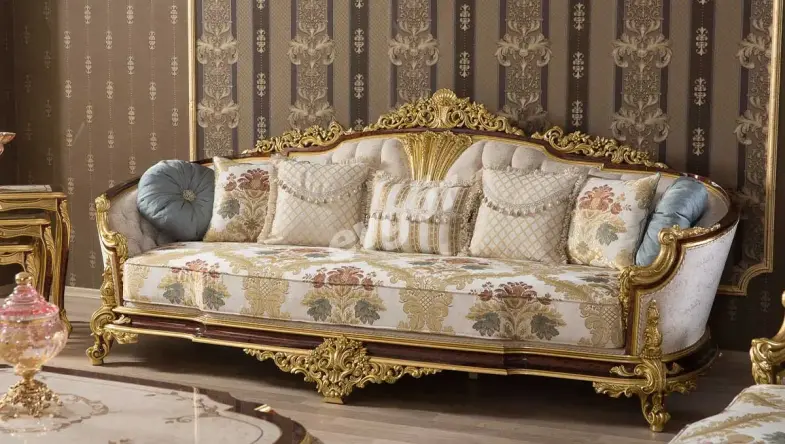 Andorya Walnut Sofa Set - 2