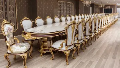 Andorya Walnut Meeting Table - 1