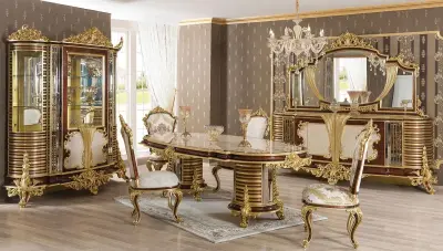 Andorya Walnut Dining Room - 1