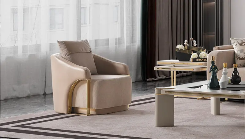 Anit Luxury Sofa Set - 4