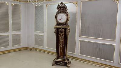 Arianna Walnut Classic Standing Clock - 2