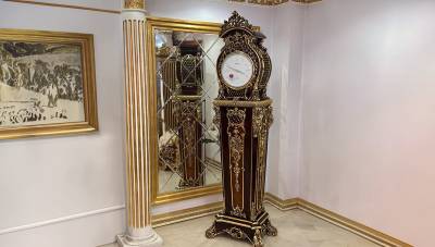 Arianna Walnut Classic Standing Clock