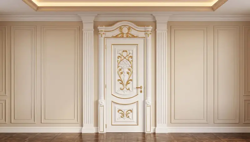Asır Classic Crowned Decorative Door - 2