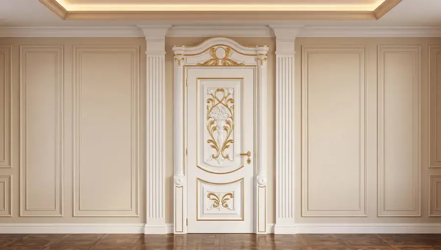 Asır Classic Crowned Decorative Door - 2