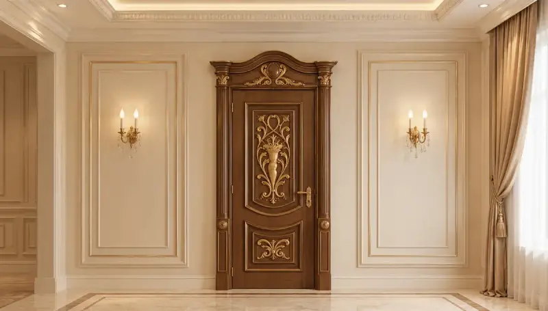 Asır Classic Crowned Decorative Door - 3