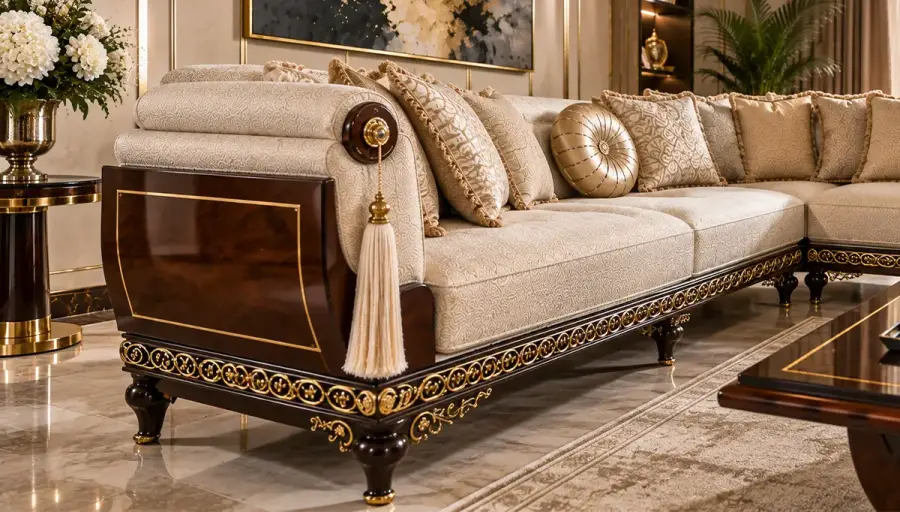 Aston Luxury Corner Sofa Set - 2