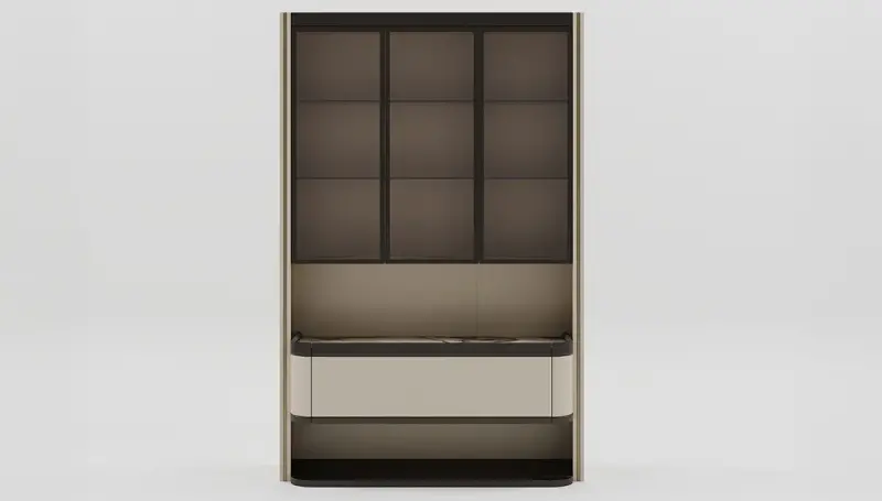 Aura Modern Büyük Ünite Kitaplık Modül - 1