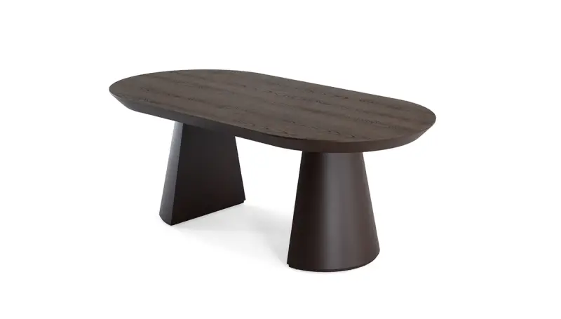 Barlas Oval Extendable Walnut Table