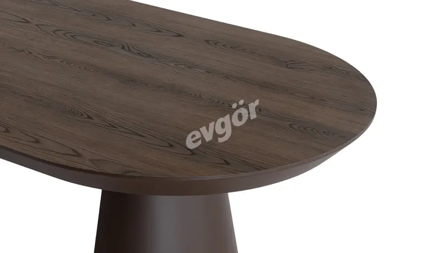 Barlas Oval Extendable Walnut Table - 6
