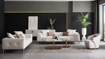 Barok Modern Koltuk Takımı - 2