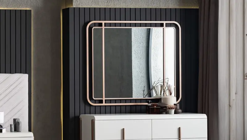 Barok Modern Şifonyer Aynası