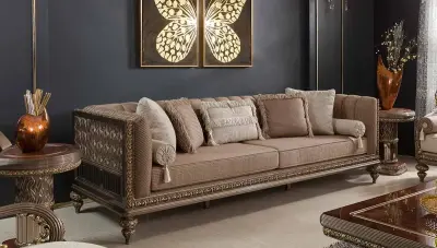 Basbug Classic Sofa Set - 3