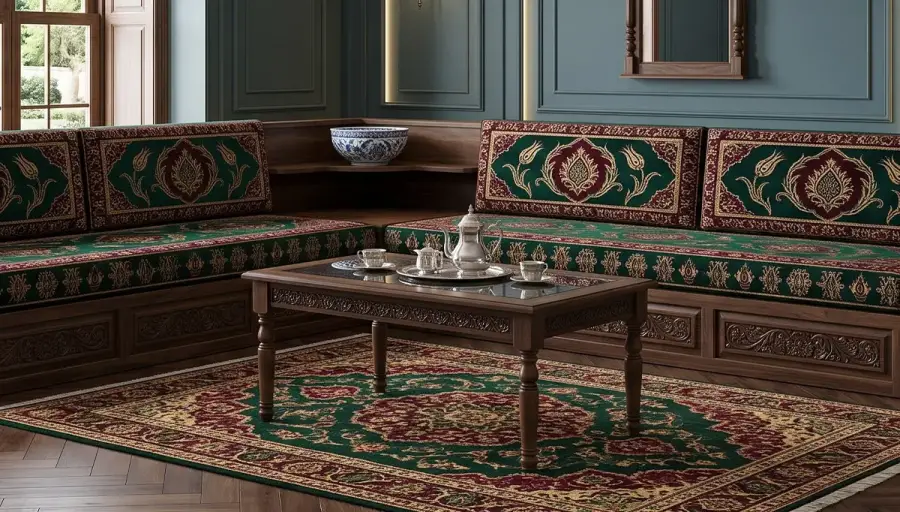 Bedesten Wooden Oriental Corner - 6