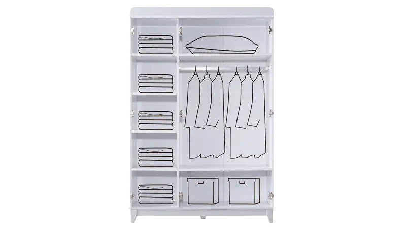 Beril White Children's Room with Mosquito Net - 4