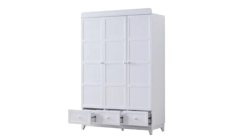 Beril White Children's Room with Mosquito Net - 3