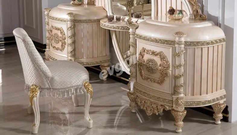 Beyazıt Krem Klasik Şifonyer - 2