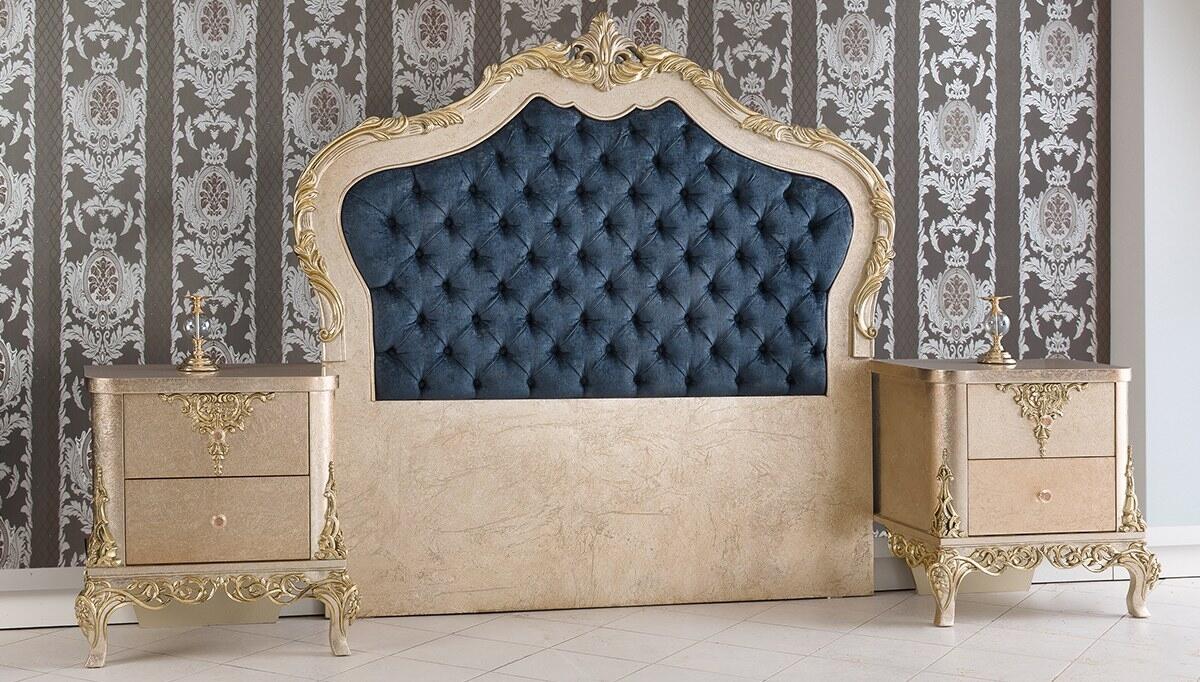 Bianco Classic Headboard and Nightstand
