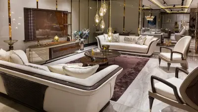 Carmena Luxury Sofa Set - 2