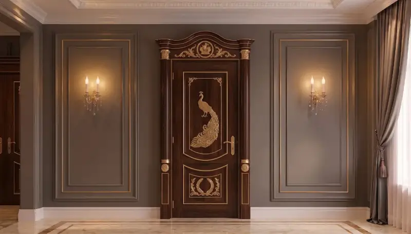 Çehre Classic Crowned Decorative Door - 2