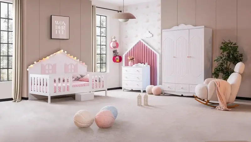 Çiçek Pink Kids Room - 1