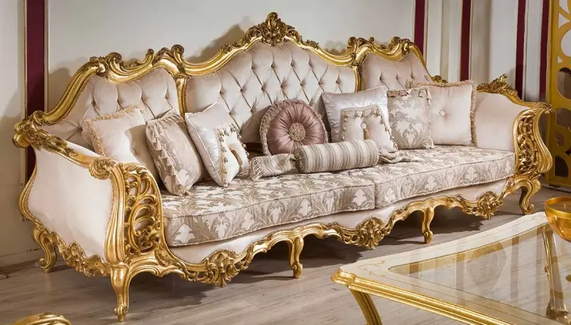 Cihangir Klasik Üçlü Koltuk - 2