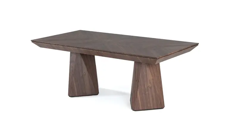 Deymond Walnut Veneered Extendable Table