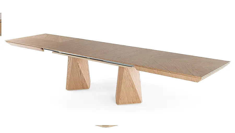 Deymond Walnut Veneered Extendable Table - 7