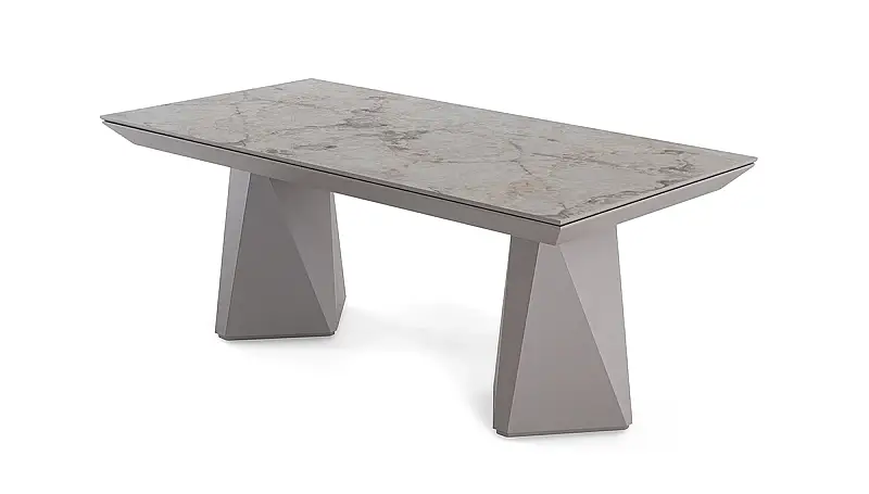 Deymond Walnut Veneered Extendable Table - 10