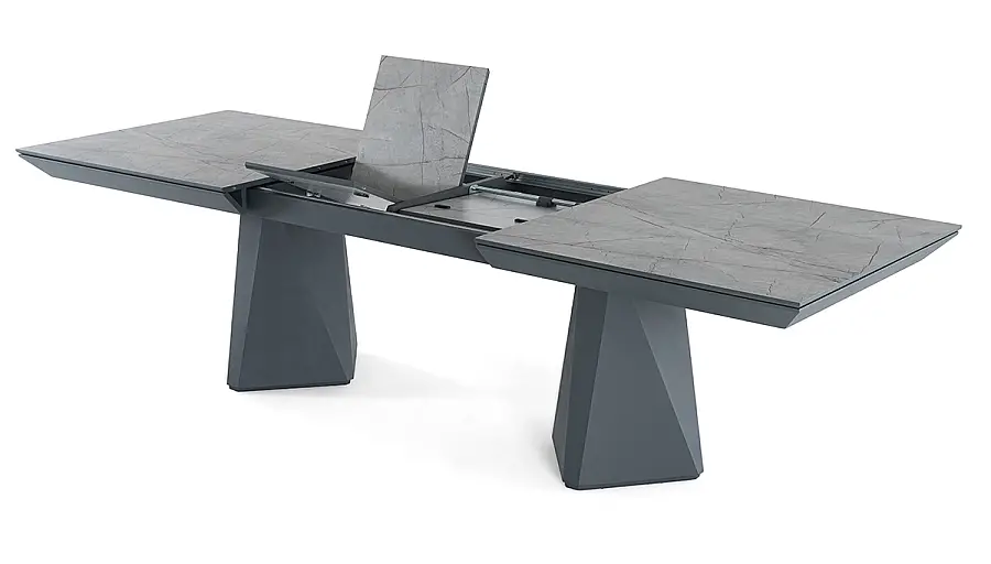 Deymond Walnut Veneered Extendable Table - 21