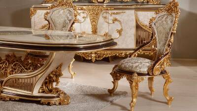 Dilruba Varaklı Klasik Sandalye