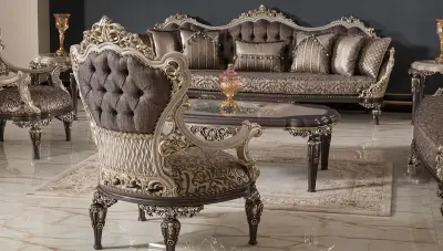 Dolmabahce Classic Sofa Set - 4