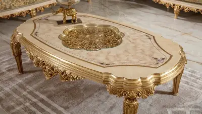 Dolmabahce Cream Sofa Set - 7