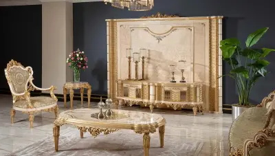 Dolmabahce Cream TV Unit - 1