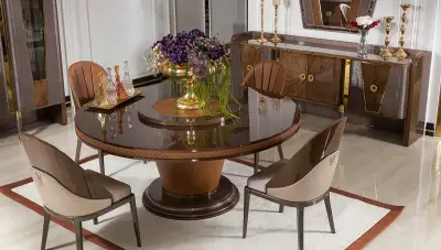 Dubai Lüks Yuvarlak Masa - 1