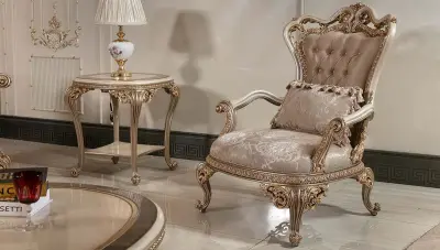 Eftelya Classic Sofa Set - 4
