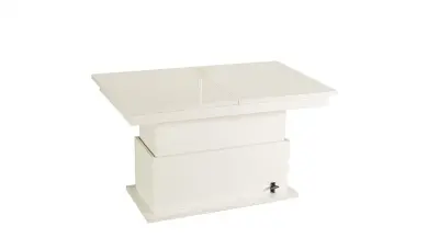 Ellay White Coffee Table - 4