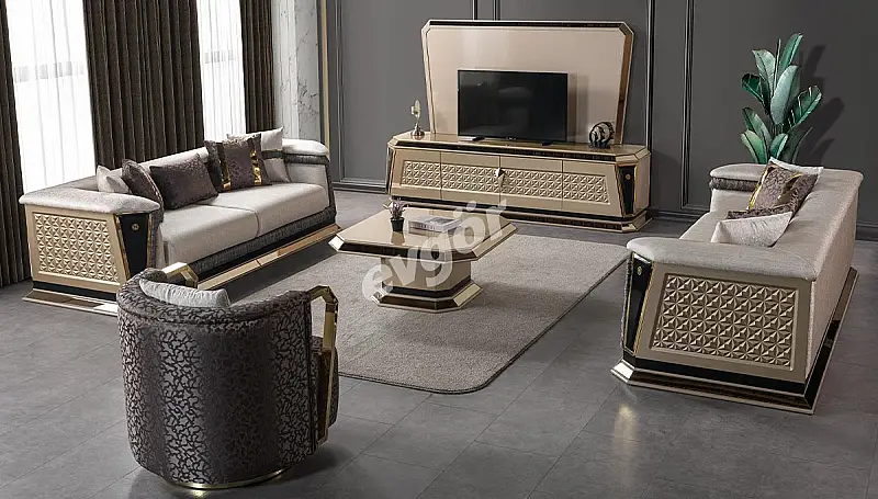 Elmas Luxury Sofa Set - 2