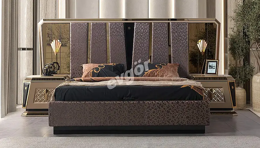 Elmas Luxury Storage Bed - 1