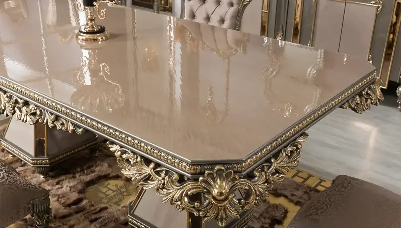 Emirgan Grey Avant-garde Dining table - 1