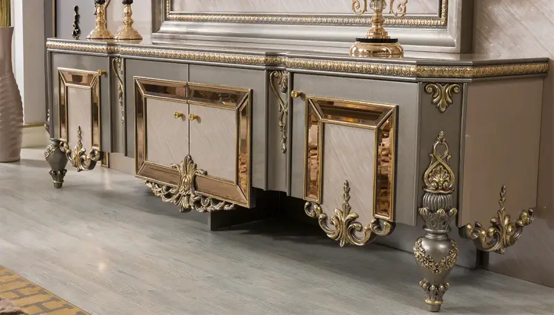 Emirgan Grey Avant-garde TV Stand