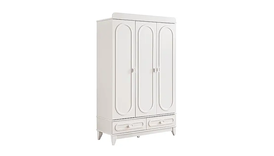 Esila 3-Door Wardrobe - 1