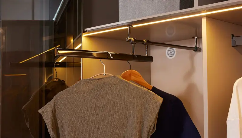 Eyfel Modern Corner Wardrobe - 3