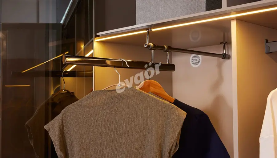 Eyfel Modern Corner Wardrobe - 3