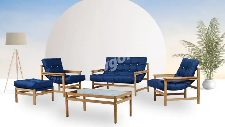 Fermont Lacivert Bahce Oturma Grubu - 1