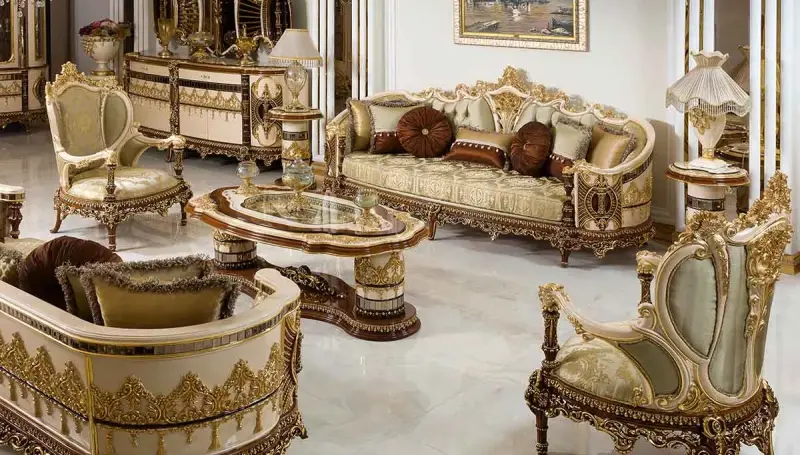 Firuze Klasik Koltuk Takımı - 1