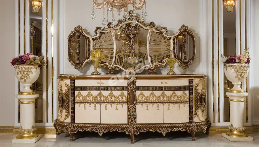 Firuze Klasik Konsol ve Aynası - 1